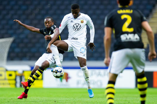 s Heradi Rashidi Östersunds Isak Ssewankambo