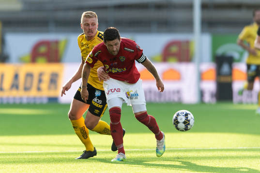 Falkenbergs Tibor Brink Joza och Elfsborgs Per Frick