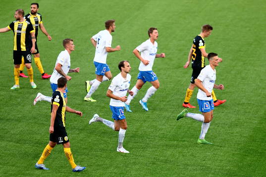 IFK Norrköpings Lars Krogh Gerson har gjort mål 1-1 på