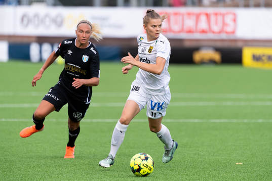 Göteborgs Emma Koivisto och Umeås Therese Simonsson