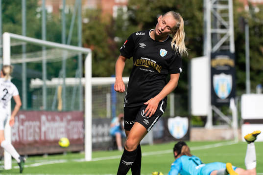 Göteborgs Stina Blackstenius efter att hon gjort 2-0
