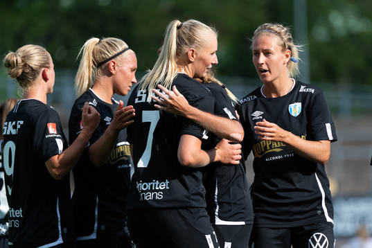 Göteborgs Stina Blackstenius efter att hon gjort 2-0