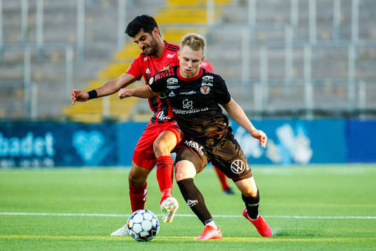 Kalmars Isak Jansson och Östersunds Rewan Amin