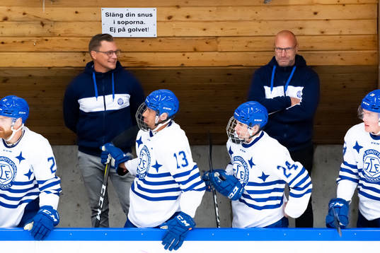 Leksands tränare Björn Hellkvist och assisterande