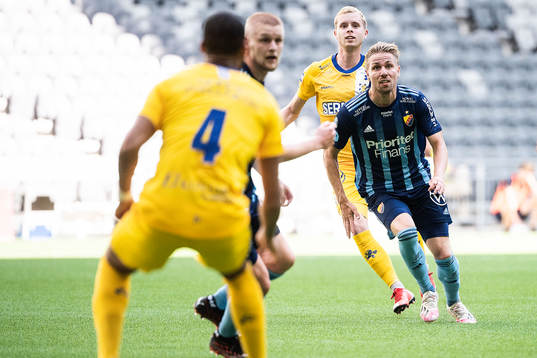 Djurgårdens Jonathan Ring och IFK Göteborgs Victor