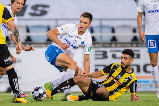 IFK Norrköpings Rasmus Stensbæk Lauritsen och Häckens