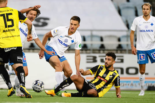 IFK Norrköpings Rasmus Stensbæk Lauritsen och Häckens