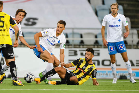 IFK Norrköpings Rasmus Stensbæk Lauritsen och Häckens