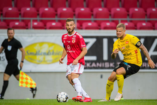 Kalmars Fidan Aliti och Mjällbys David Löfquist