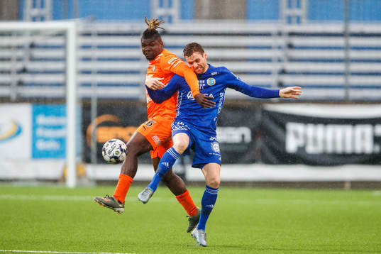 AFC Eskilstunas Onyedikachukwu Samuel Nnamani och