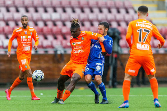 AFC Eskilstunas Onyedikachukwu Samuel Nnamani och