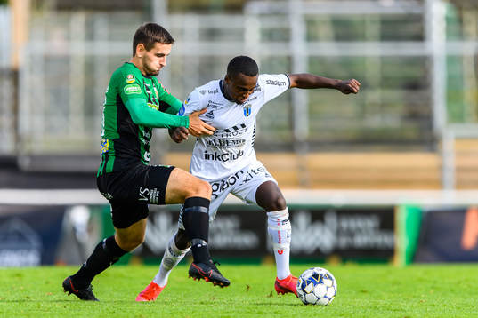 Varbergs Erion Sadiku och Sirius Nahom Girmai Netabay