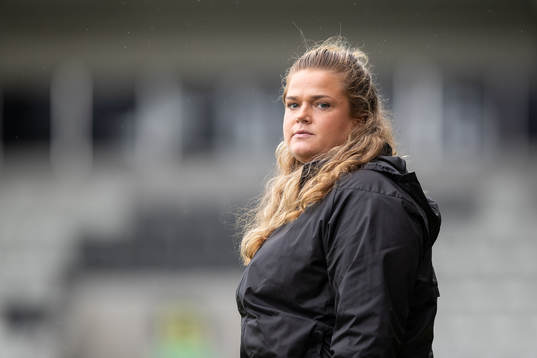 Häckens tränare Erika Faith