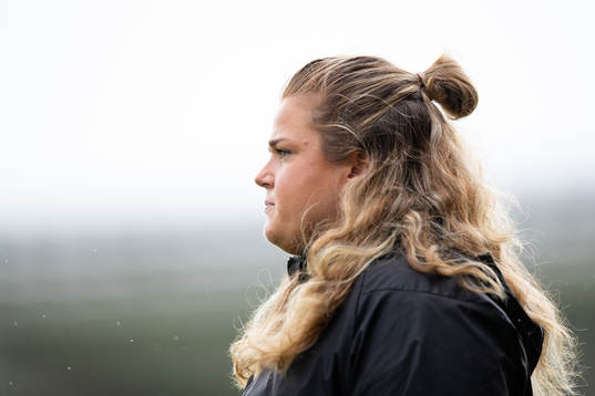 Häckens tränare Erika Faith