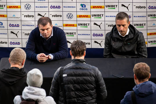 IFK Norrköpings tränare Jens Gustafsson och Örebros