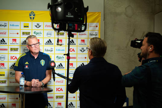 Head coach Janne Andersson of the Swedish national football