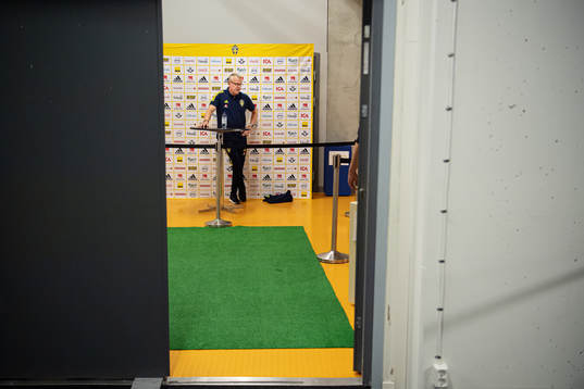 Head coach Janne Andersson of the Swedish national football