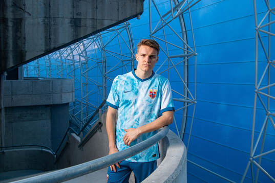 Martin Ødegaard of the Norwegian national football team