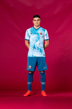 Mohamed "Moi" Elyounoussi of the Norwegian national