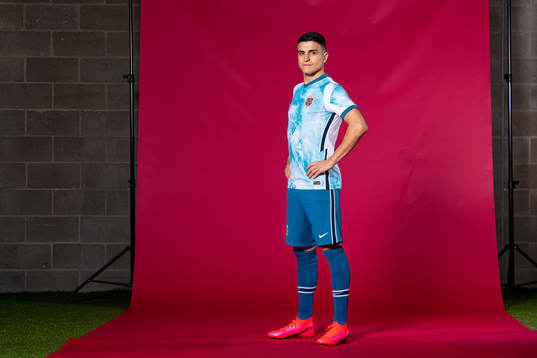 Mohamed "Moi" Elyounoussi of the Norwegian national