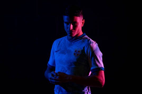 Mohamed "Moi" Elyounoussi of the Norwegian national