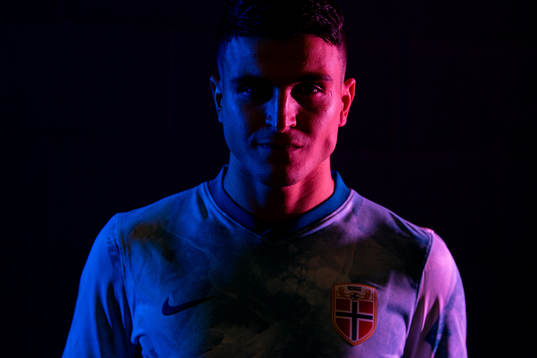 Mohamed "Moi" Elyounoussi of the Norwegian national