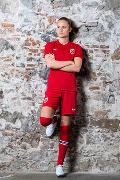 Caroline Graham Hansen of the Norwegian national football
