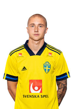Sebastian Holmén of the Swedish national football team
