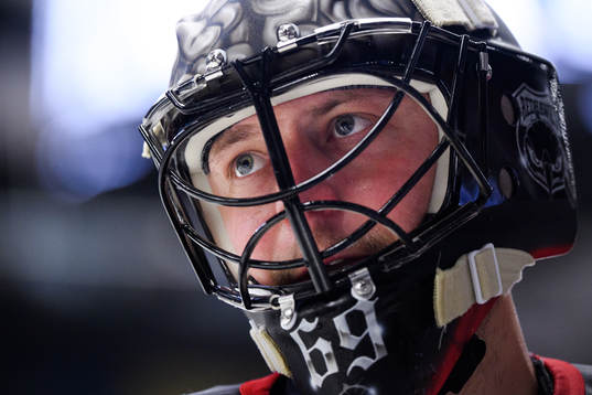 Malmö Redhawks målvakt Oscar Alsenfelt