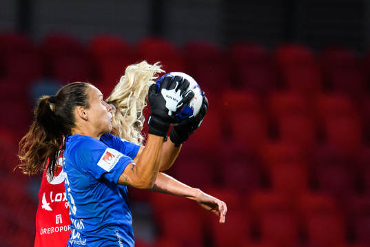 Växjös målvakt Katlynn Fraine