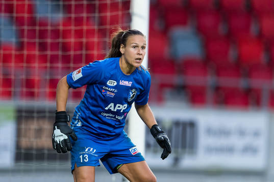 Växjös målvakt Katlynn Fraine