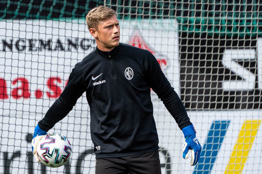 Landskronas målvakt Philip Mårtensson