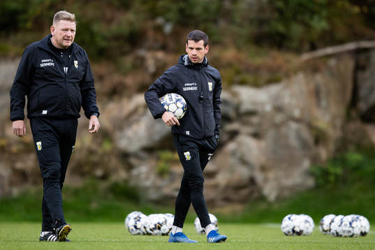 IFK Göteborgs tränare Alf Westerberg och Ferran Sibila