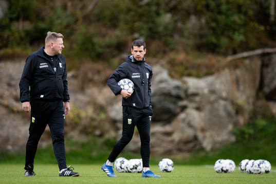 IFK Göteborgs tränare Alf Westerberg och Ferran Sibila