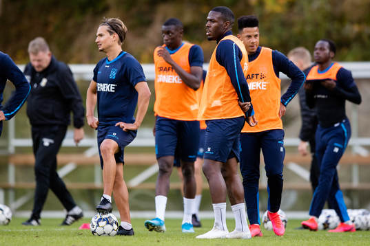 IFK Göteborgs Amin Affane och Christian Kouakou