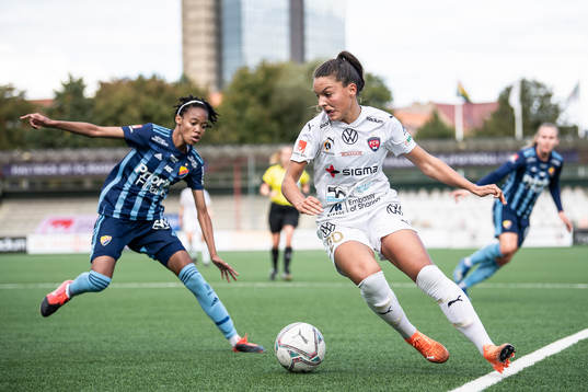 Bla gjennom flere bilder av Fotboll, Damallsvenskan, FC Rosengård - Djurgården