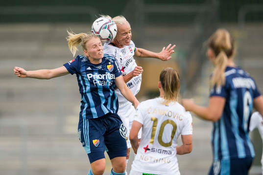 Djurgårdens Amander Kander och Rosengårds Caroline Seger