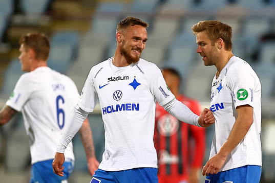IFK Norrköpings Linus Wahlqvist och Christoffer Nyman