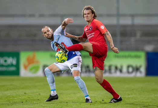  [DK=20200911: Anders K. Jacobsen (10), SønderjyskE og Alexander Scholz (14), FC Midtjylland]
