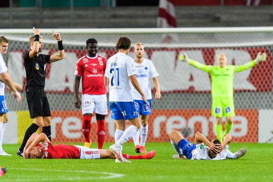 Kalmars Alexander Ahl Holmström och IFK Norrköpings