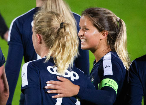  i dammatchen mellan FC Hessleholm och Näsum i Hässleholm den 18 september 2020. 