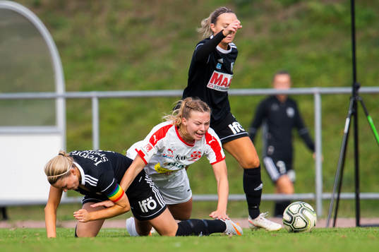Borgebys Amanda Olsson och Brömöllas Tilda Agardius