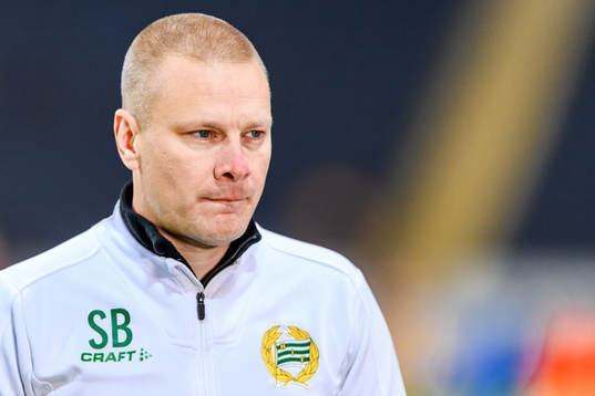 Hammarbys tränare Stefan Billborn i Dplays studio