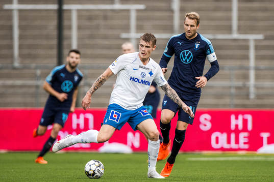 IFK Norrköpings Eric Smith och Malmö FFs Ola Toivonen