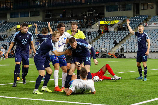 Situation som resulterade i varningar på IFK Norrköpings