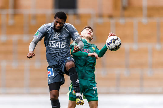 Brages Moses Makasi och Dalkurds Patriot Sejdiu