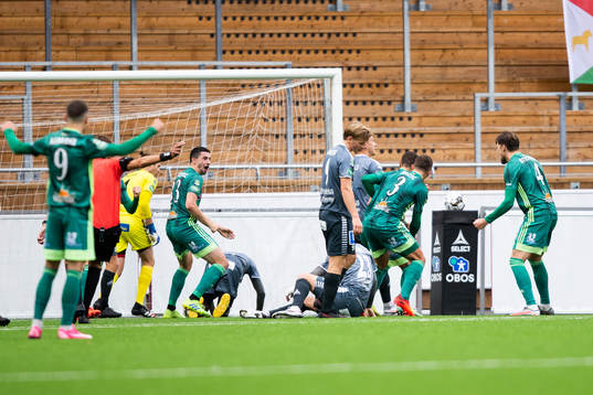 Dalkurds spelare jublar