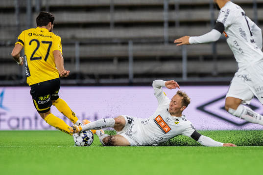 Elfsborgs Frederik Holst och Häckens Adam Andersson