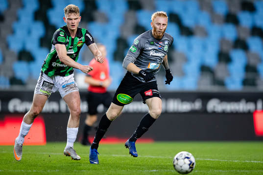 GAIS Meinhard Egilsson Olsen och Västerås Calle Svensson