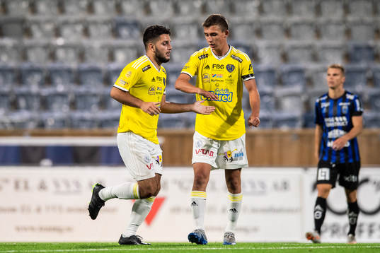Falkenbergs Edi Sylisufaj efter 2-1